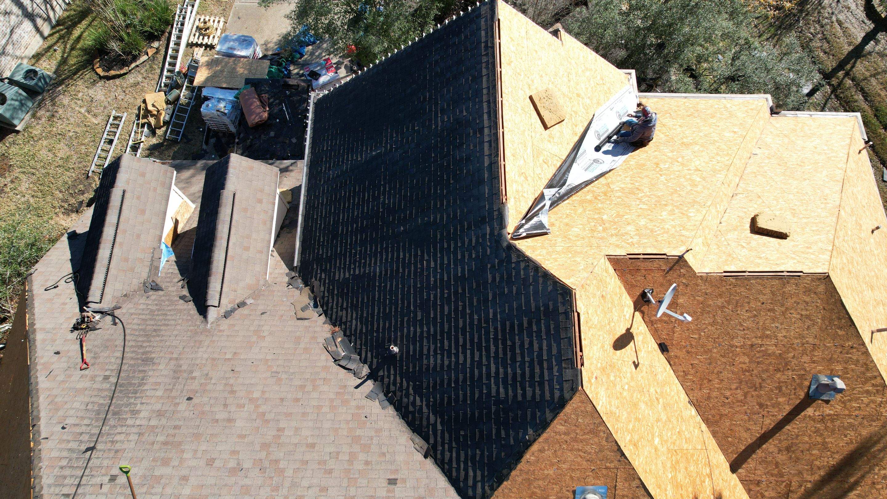 GAF Timberline Roof with Ridge Vent — Spring, TX by PL Roofing & SB Roofing, LLC.
