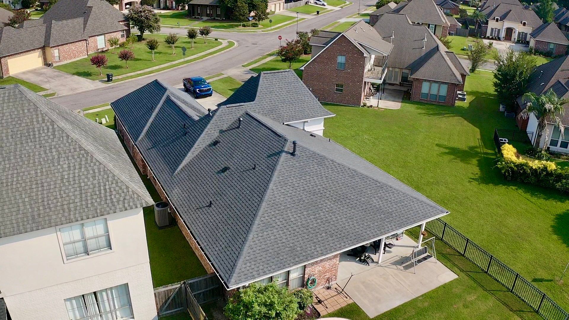 Residential Roofing Installation using Atlas Pinnacle Pristine Pewter with seam tape upgrade by Top Team Construction