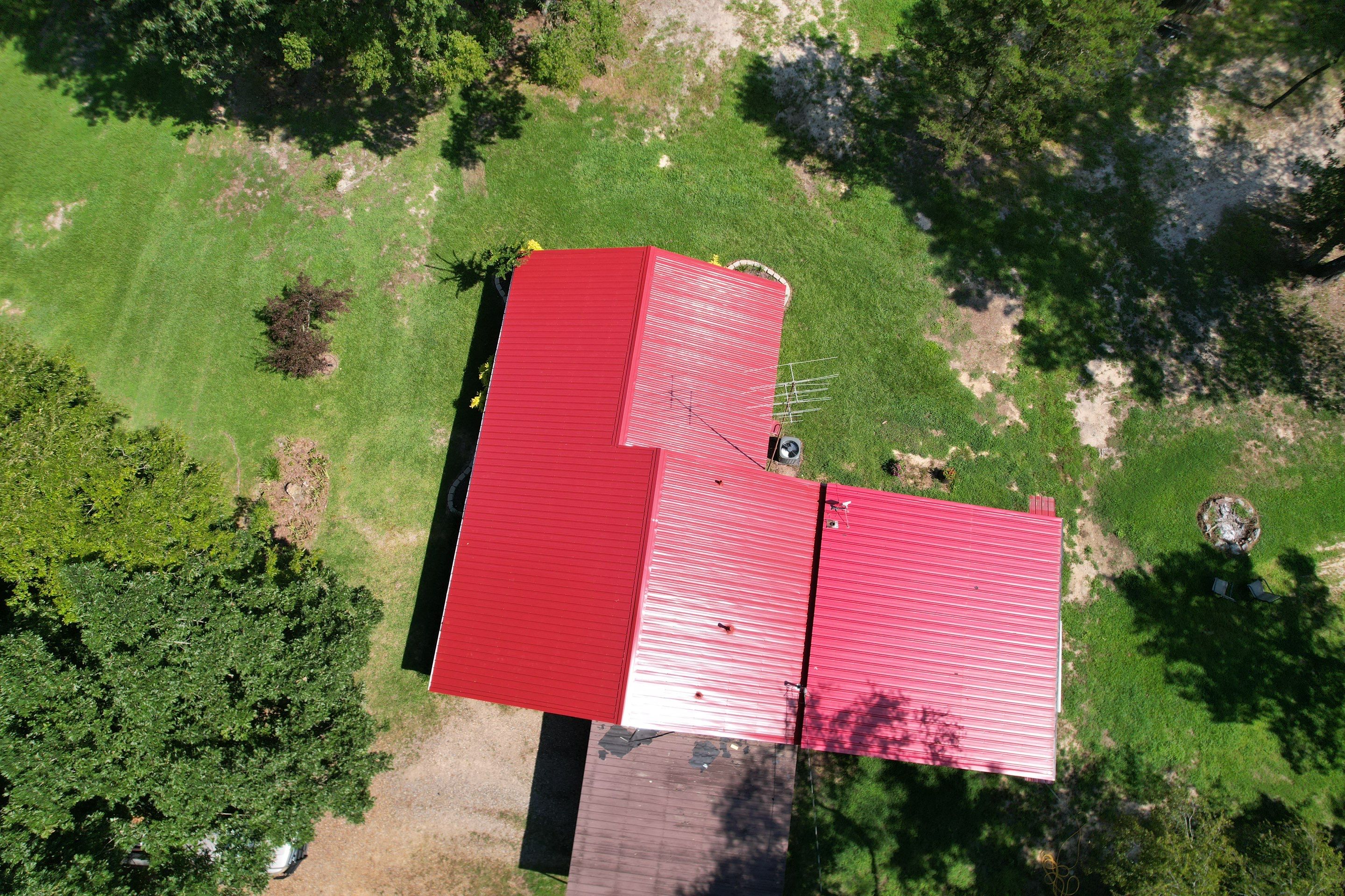 Residential Metal Roof Replacement using Reed's Metals by Hostetler Roofing