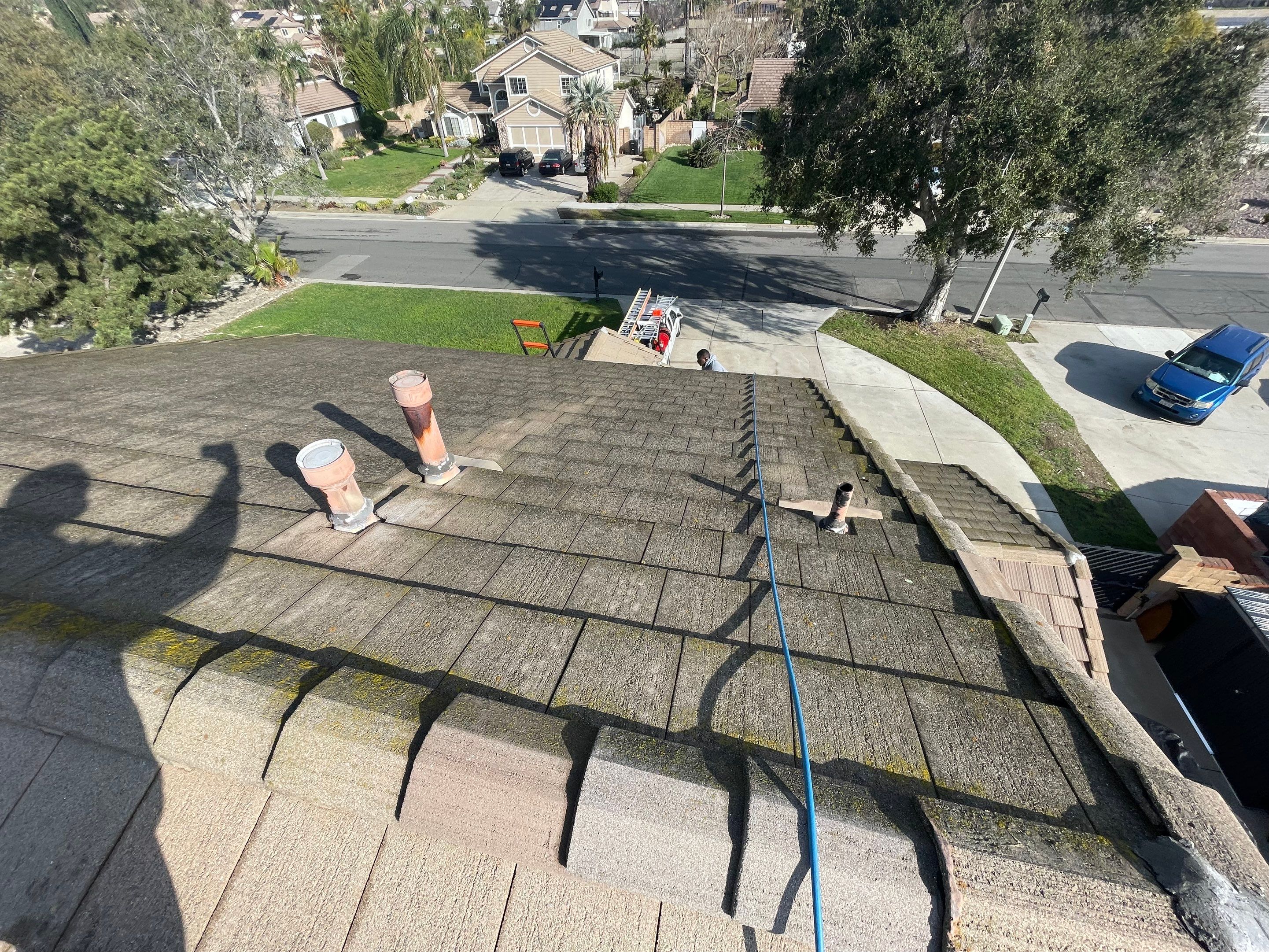 Roof Washing in Rancho Cucamonga Ca by Palm Coast Solar Cleaning