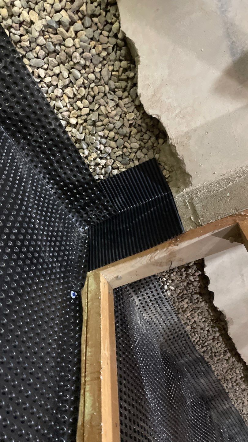 Interior Drain Tile & Wall Drainage in Southwest Minneapolis by Waterproofing Northeast