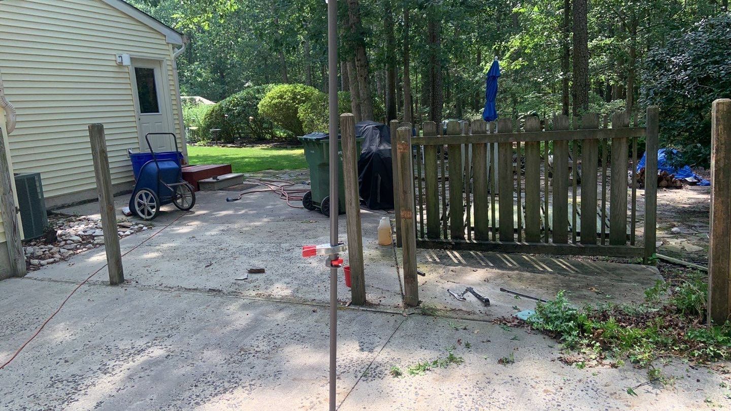 Custom Fence Built using Treated Lumber by A1 NERDY HOMES LLC