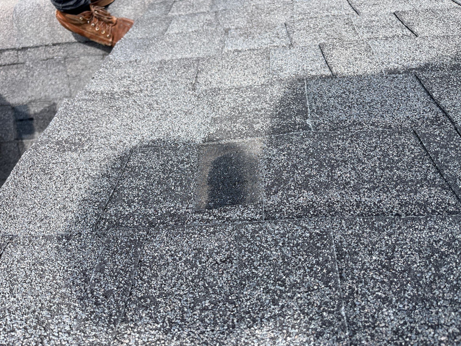 Hail Damage using Owen's Corning Duration (Lifetime) Shingles by Roof Repair Company