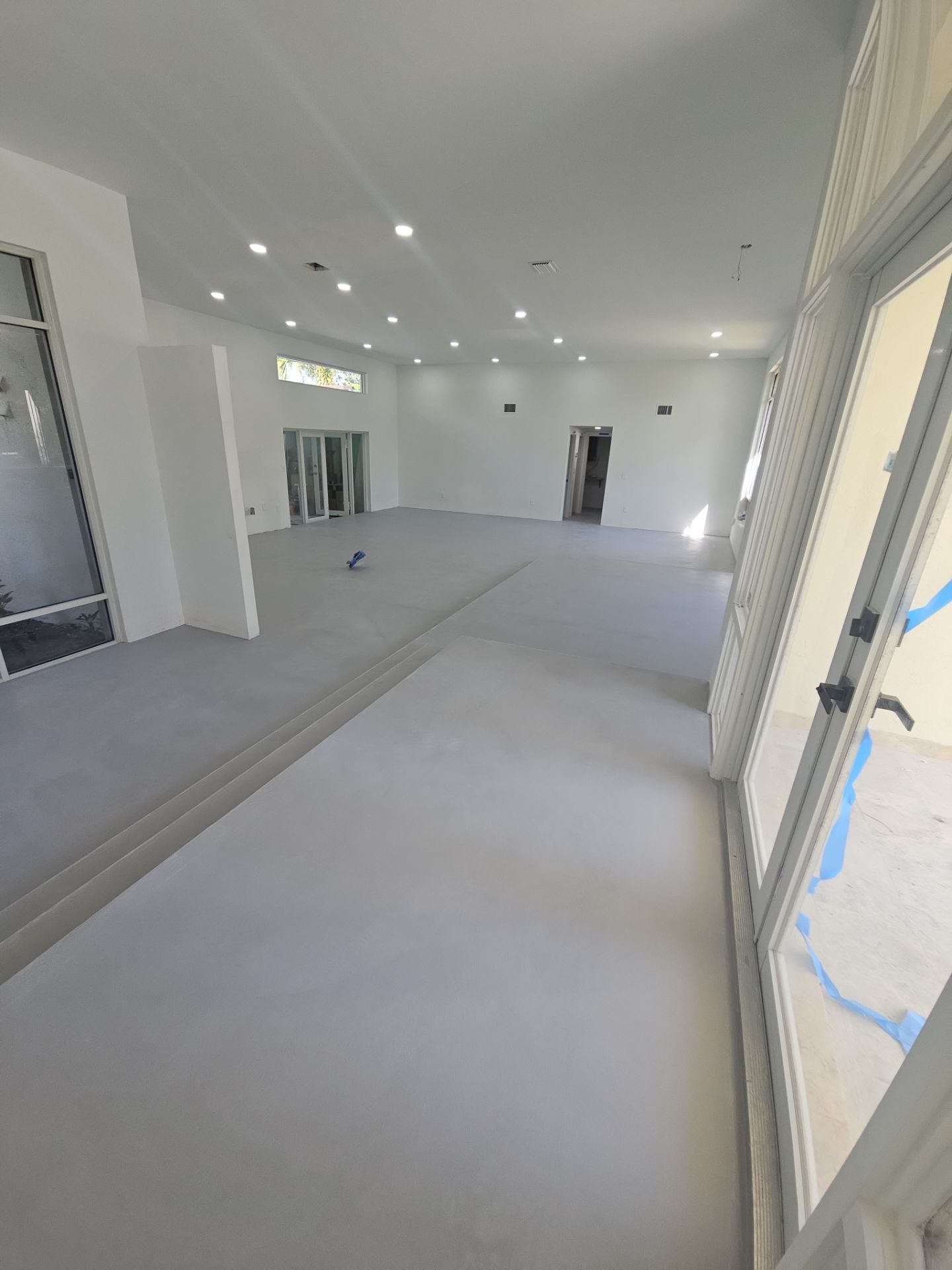 Home Floor Resurfacing w/Microtopping by Seamless Surfaces