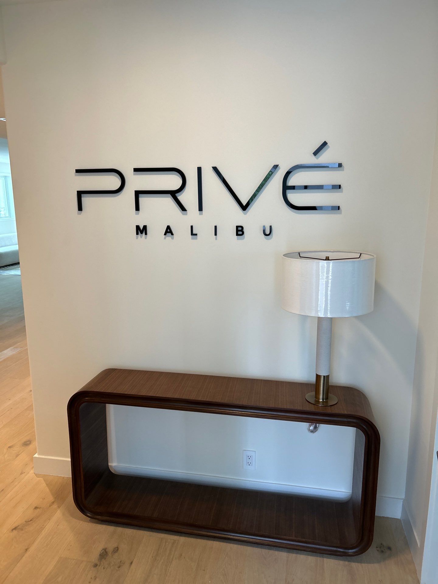Project in Malibu by Golden State Signs