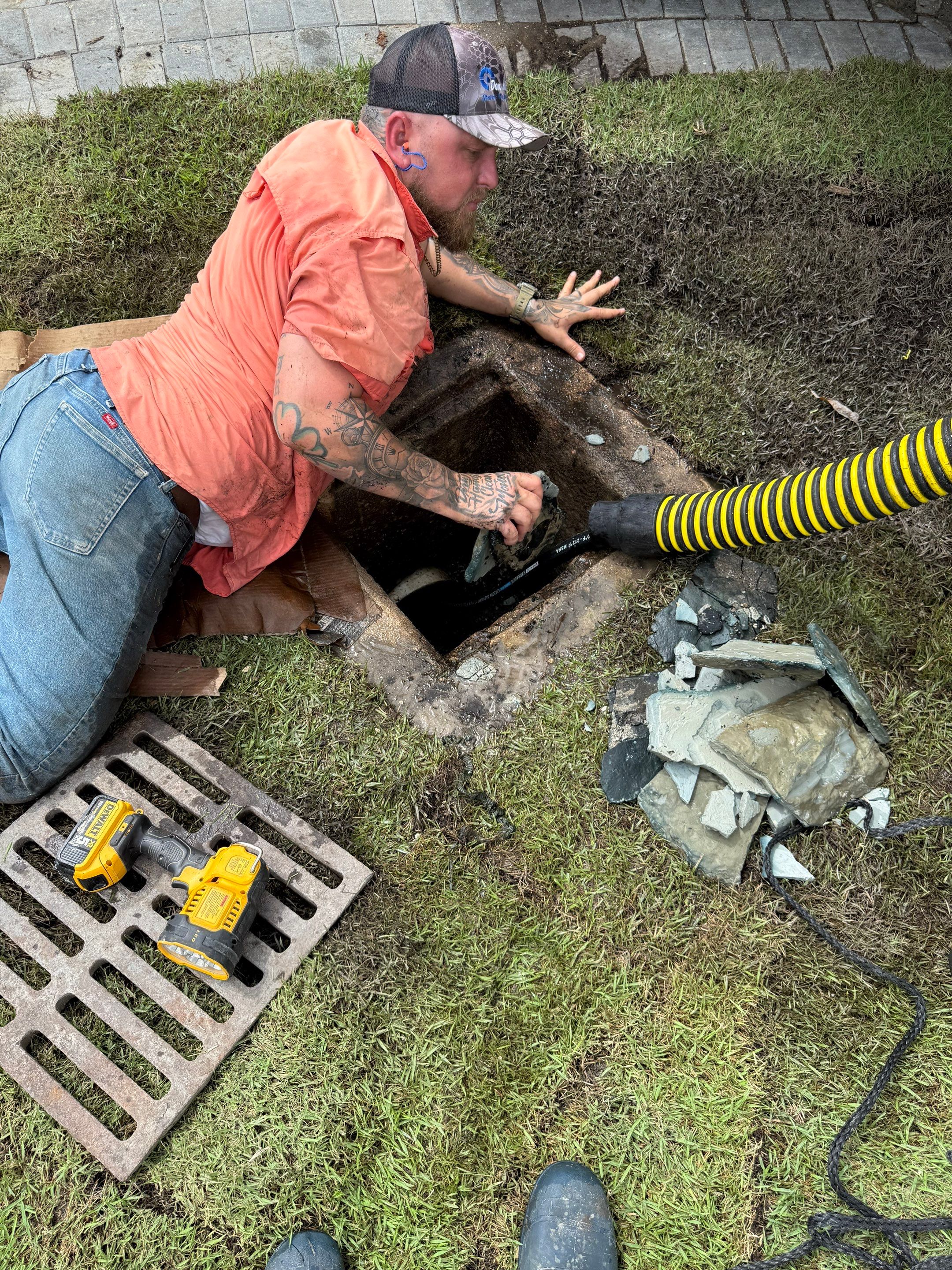 New Residential Construction Stormwater System Cleaning by Don Mar, Inc. Storm Water Solutions