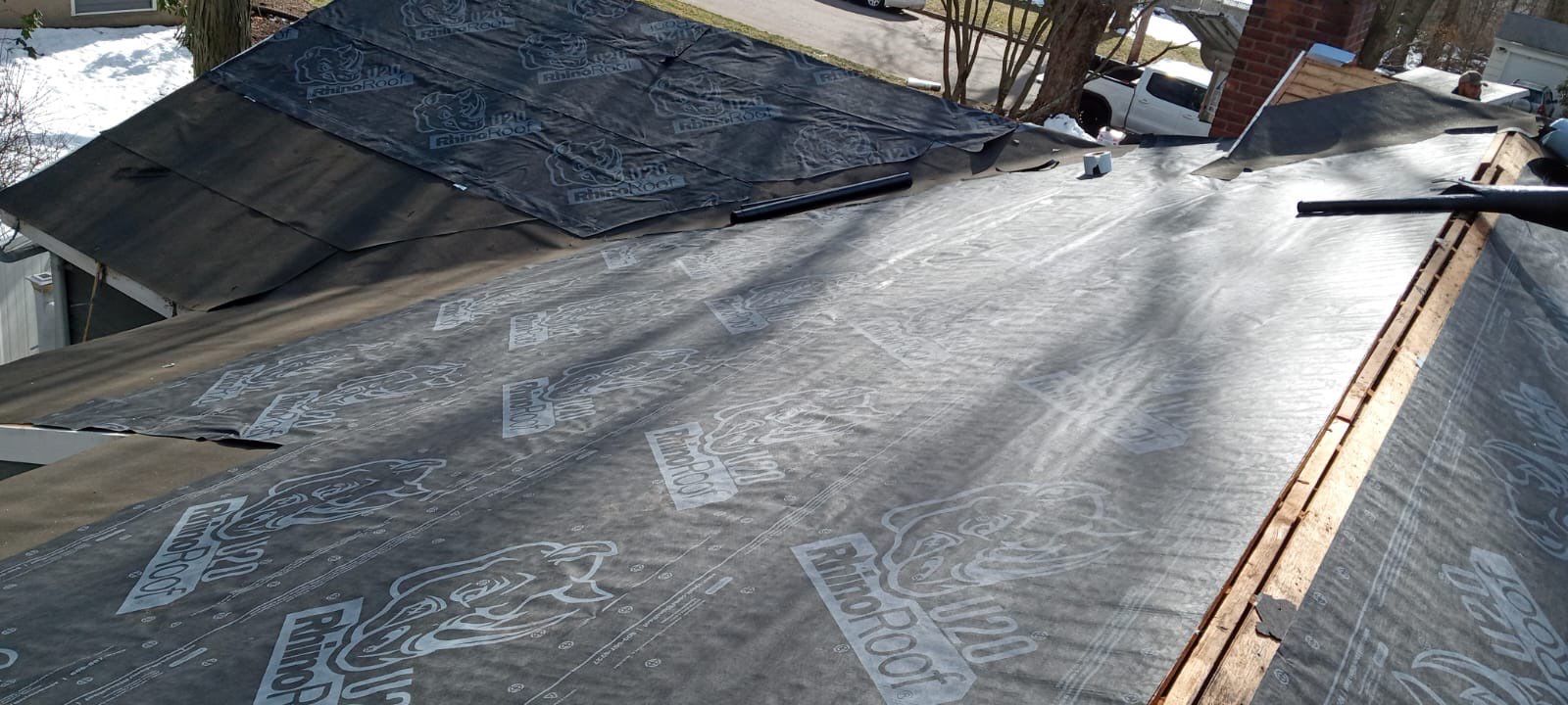 Residential Roofing Installation using Owens Corning Duration Estate Gray by A Plus Exterior