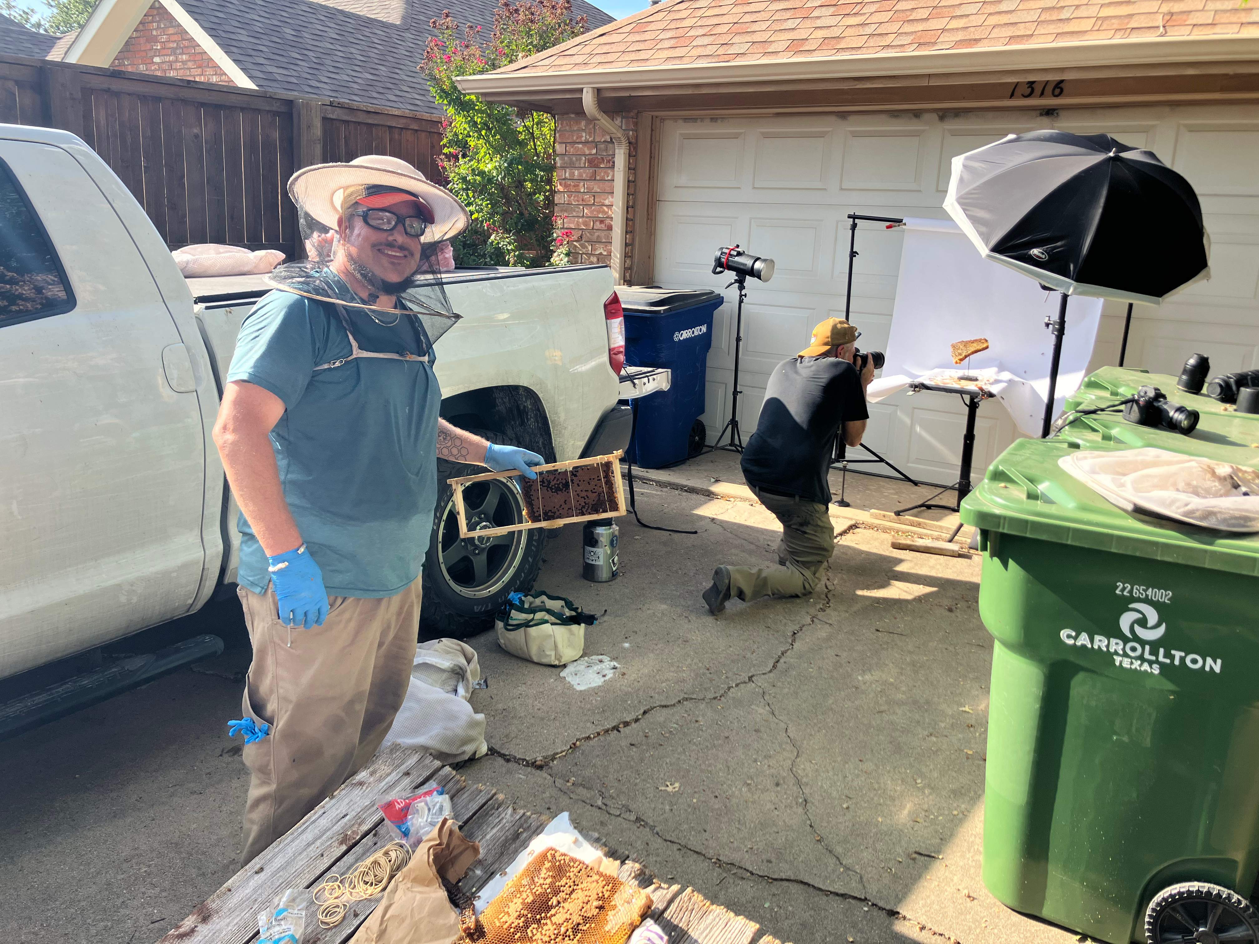 Brick Column by Rockwall Honey Bee Company