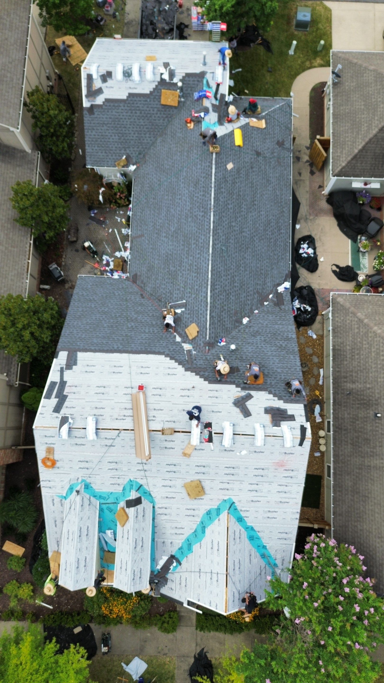 Residential Roofing Installation using GAF HDZ Roofing System  by Undersun Roofing 