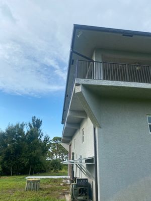 Black Seamless Gutters St. James City