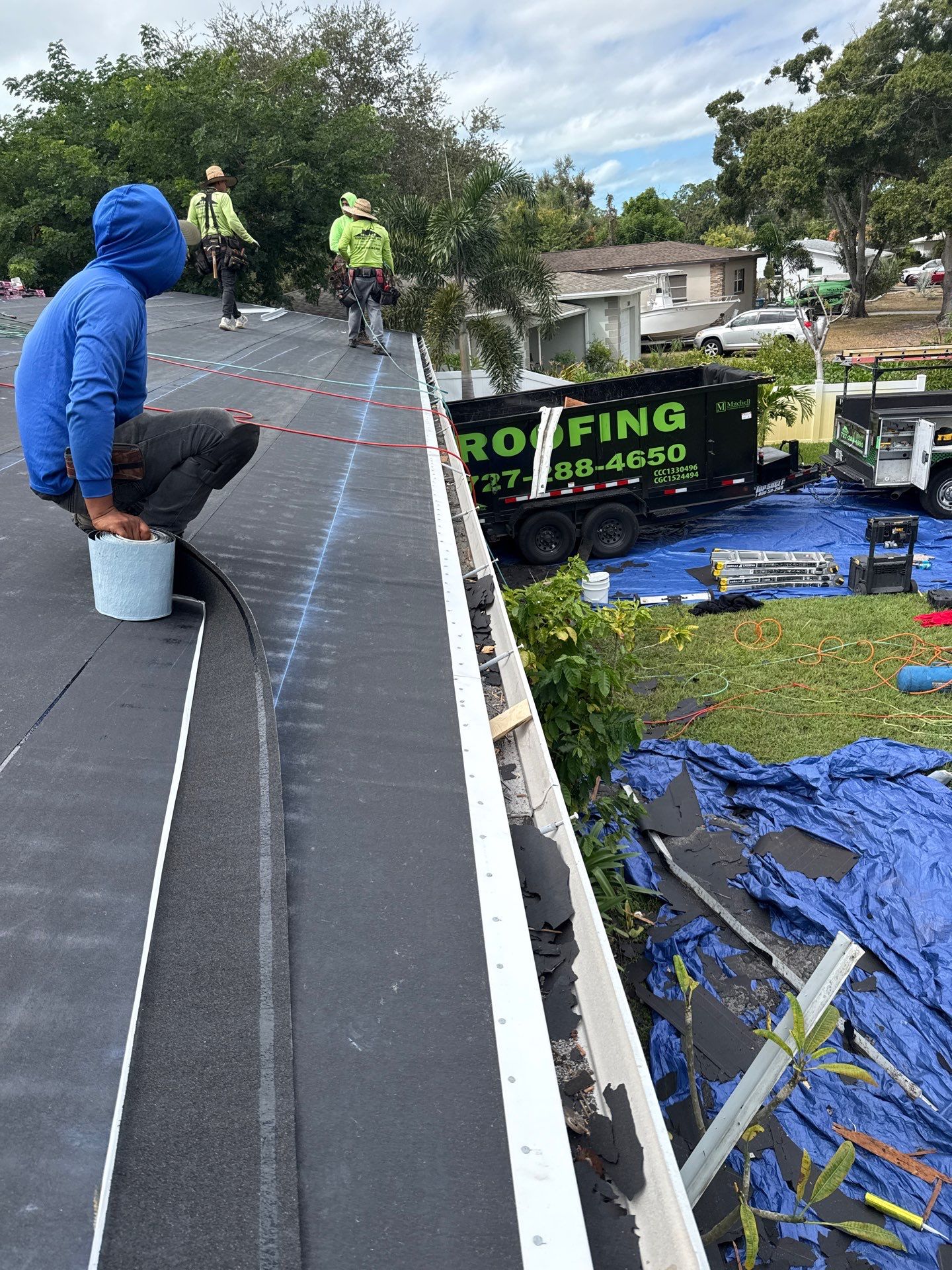 Project in St. Petersburg 33710 by Mitchell Roofing Company LLC 