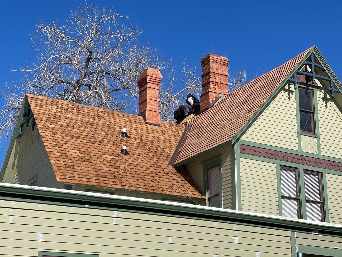Rapid City Historic Building Receives New Cedar Shingles by Weather-Tite Exteriors LLC