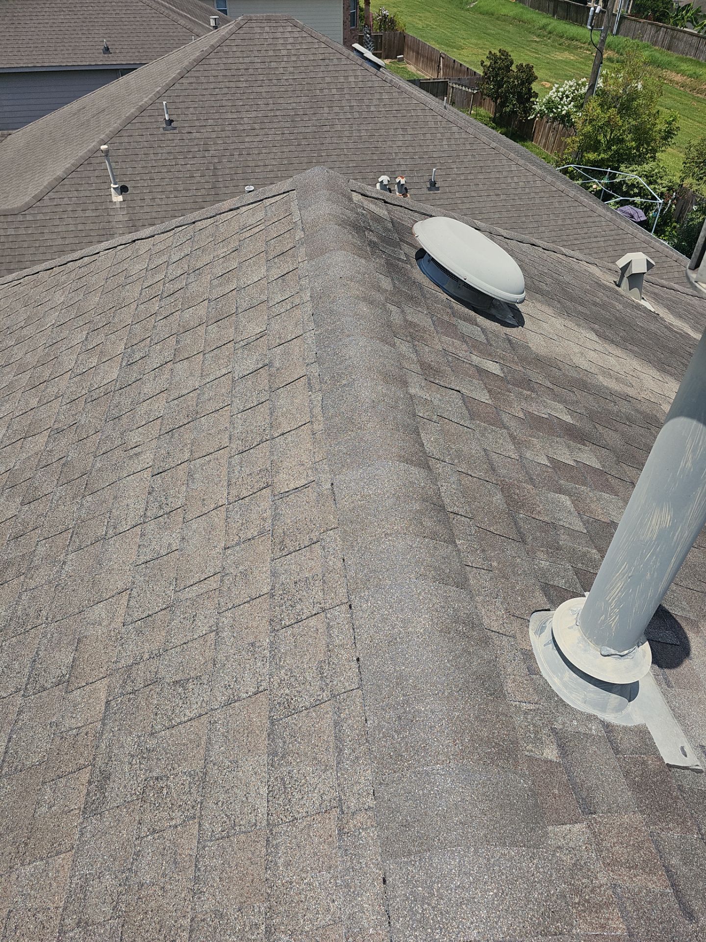 Hail Damage using Owen's Corning Duration (Lifetime) Shingles by Roof Repair Company