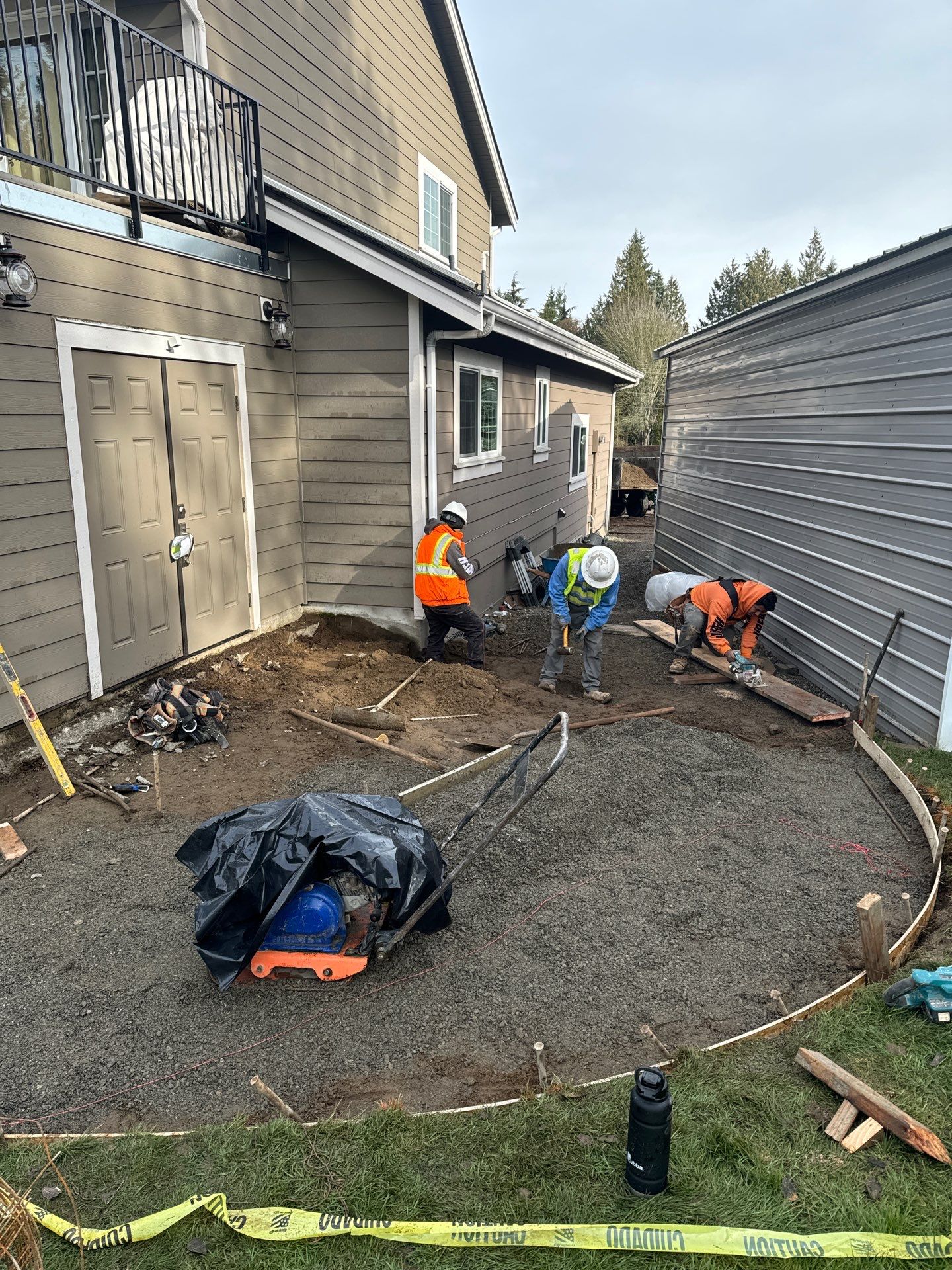 Wayne | Concrete patio & Walkway by Jireh Asphalt & Concrete Inc 