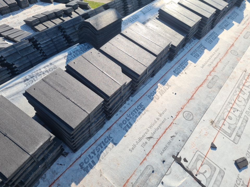 Residential Roofing Installation using Eagle Roofing Tile by BLUES BROTHERS ROOFING
