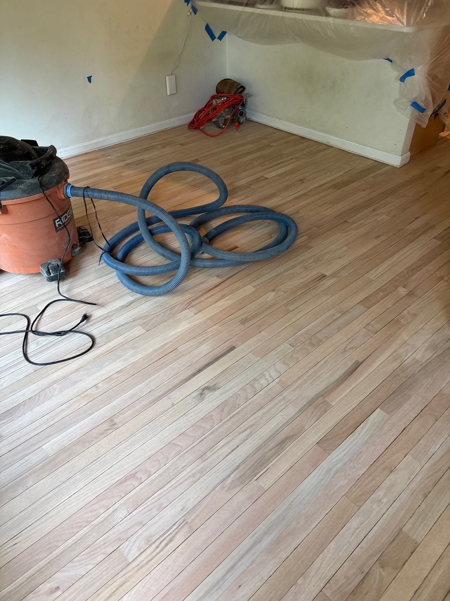 Natural Oak Hardwood Installation and Refinishing in Florence, Kentucky by Footprints Floors Kentucky