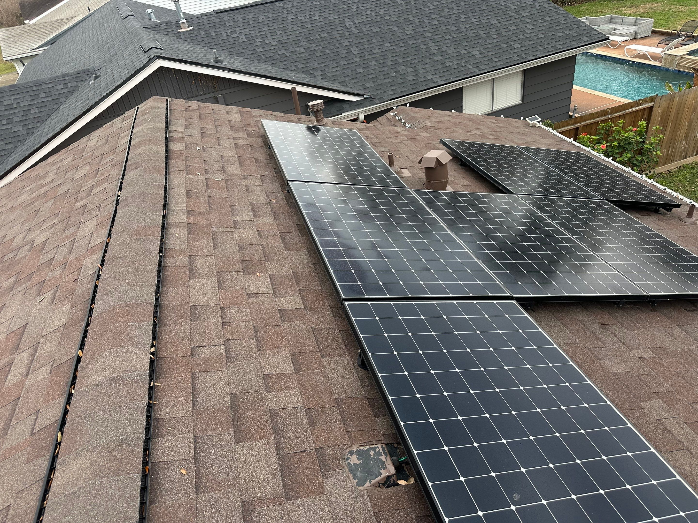 Roof Replacement and Solar Project in Houston by Roofing Technologies Unlimited