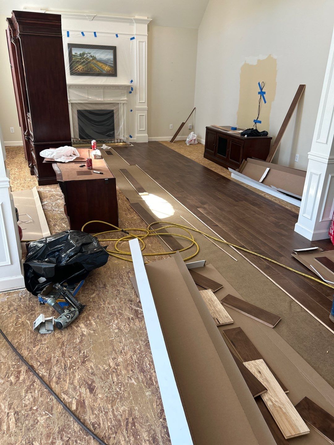 New Hardwood and Refinished Stairs  by Footprints Floors of Nashville