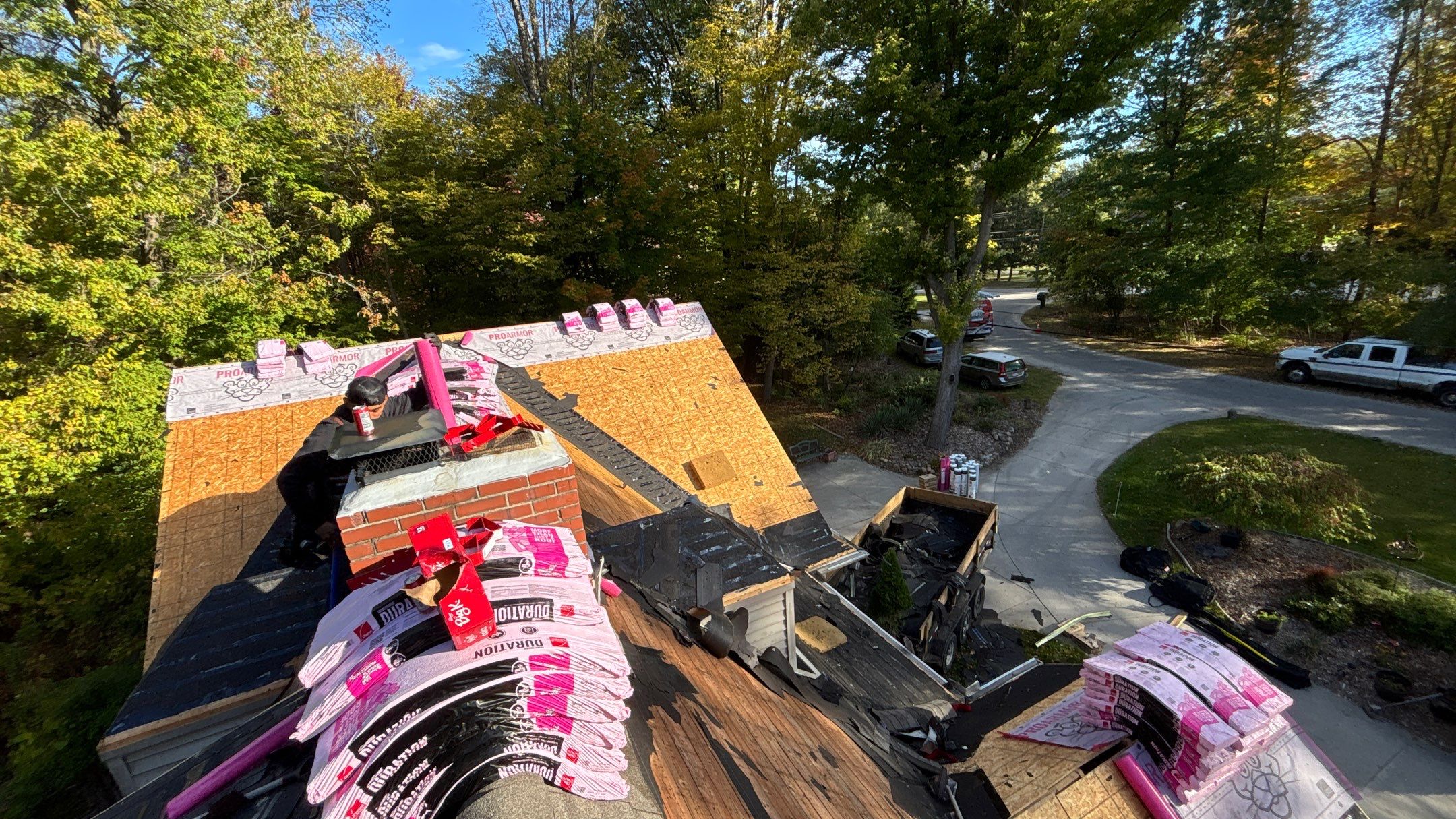 Roof Replacement using Owens Corning Driftwood by 180 Contractors