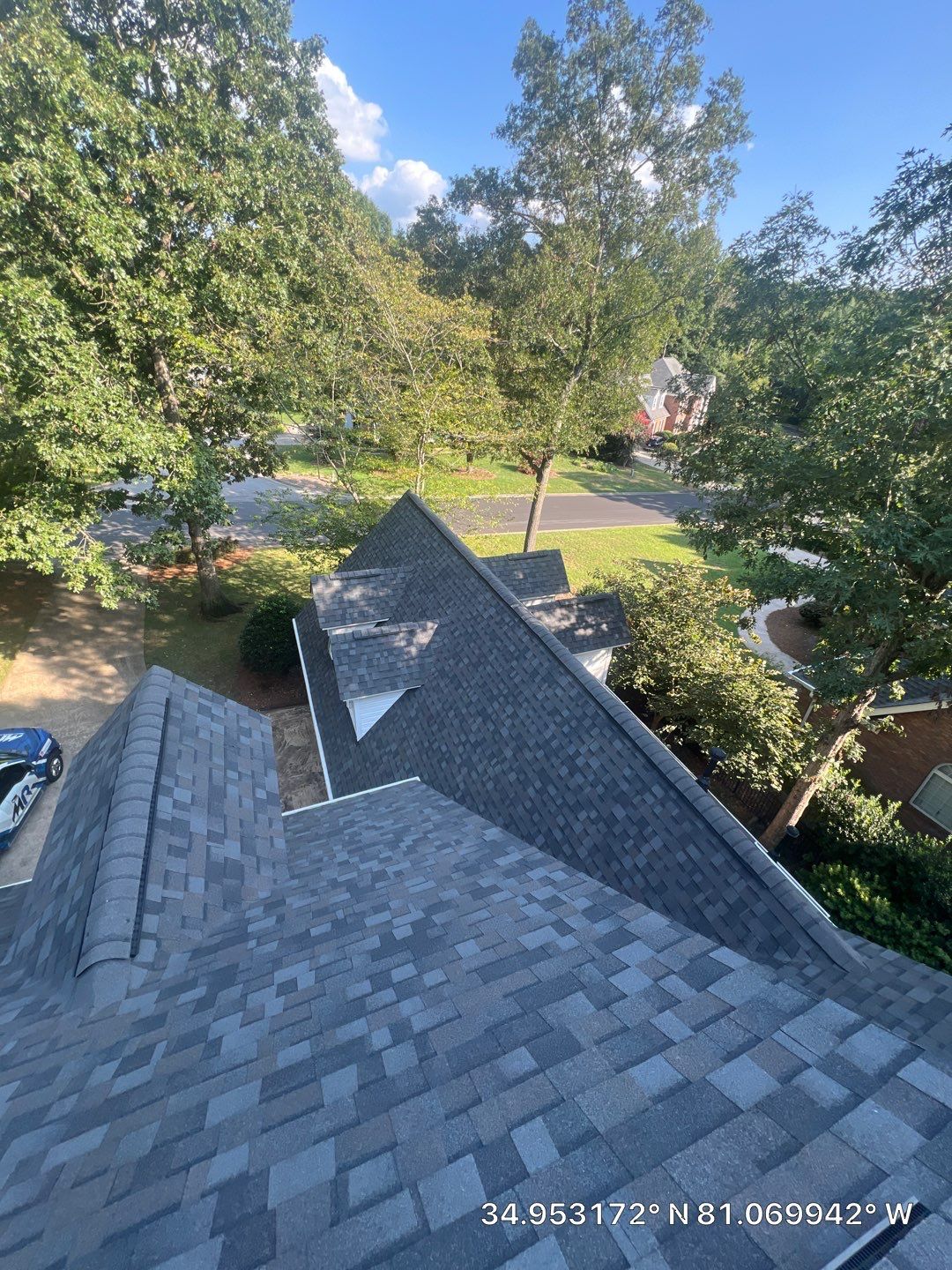 Residential Roofing Replacement with Owens Corning Duration Shingles on a Brick Home in Rock Hill, SC by Merritt Roofing LLC