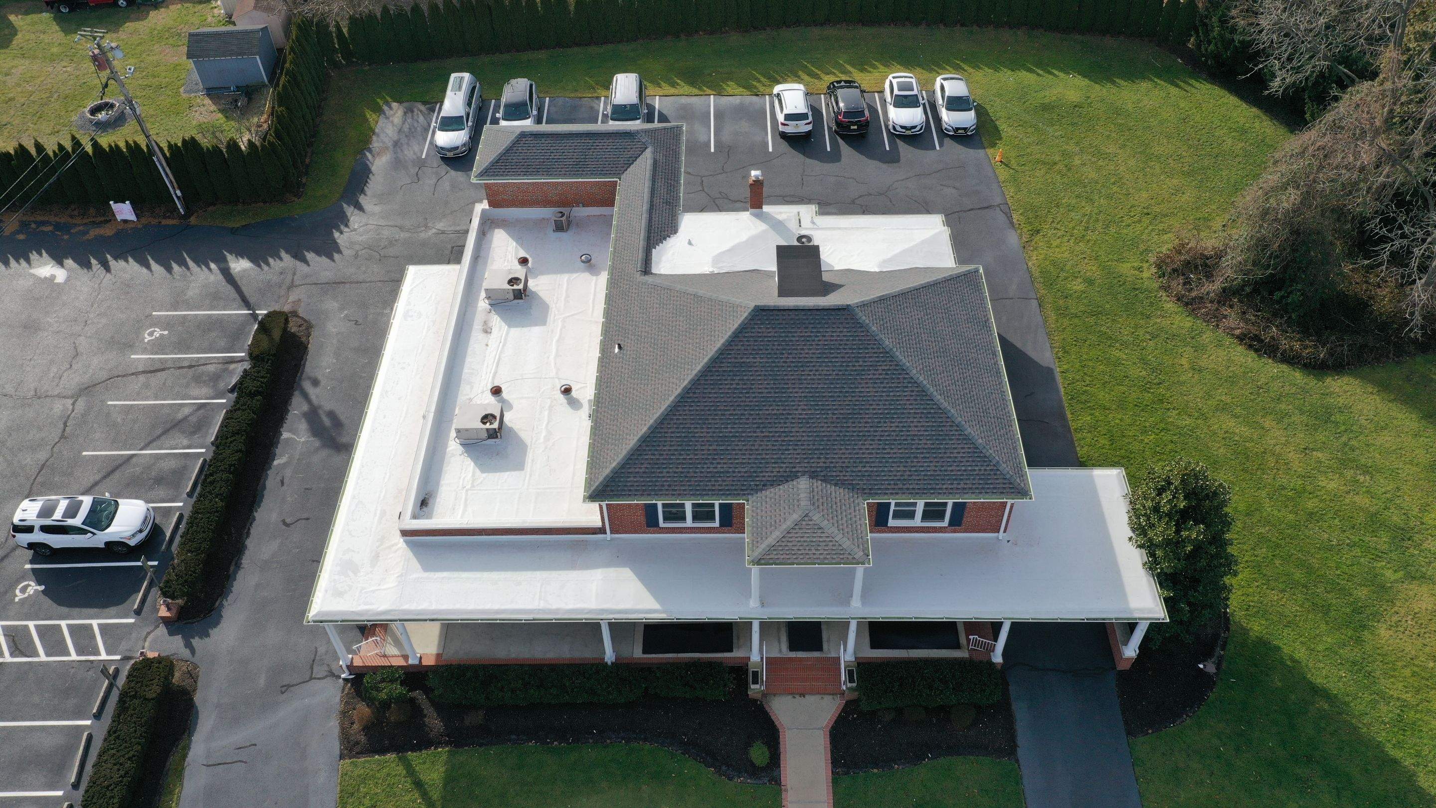 Commercial Roofing Installation using GAF Timberline / GAF TPO by All Site Roofing