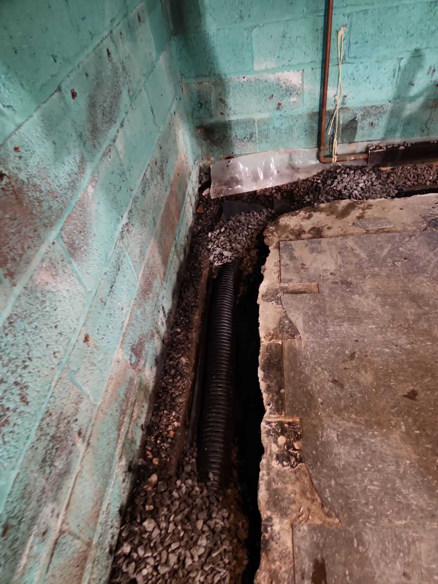 Interior French Drain Newark, NJ by Pure Service Pro, LLC 