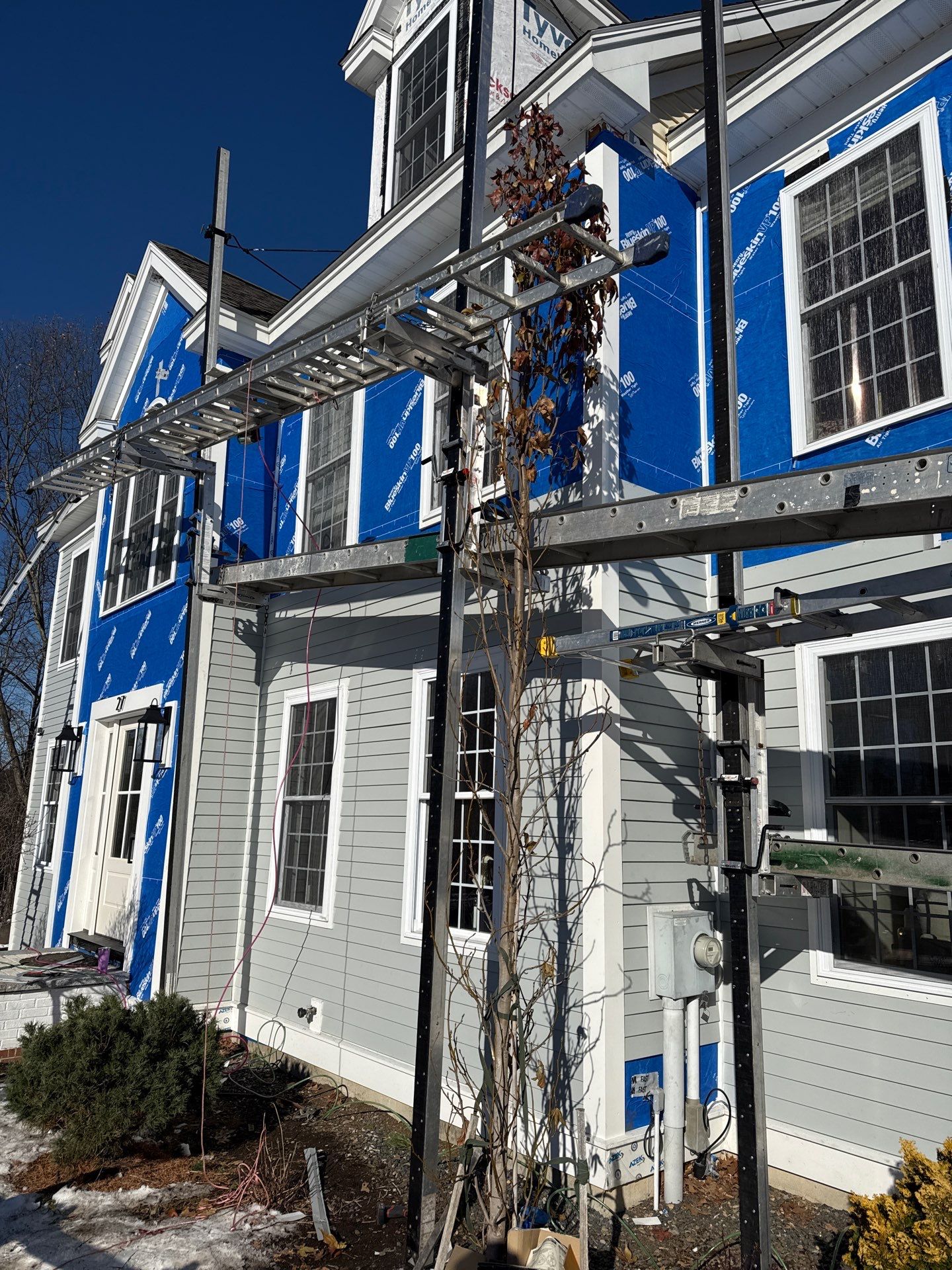 Complete Home Renovation with James Hardie® Clapboard & Shake Siding and Custom PVC Trim by Sensible Home Solutions