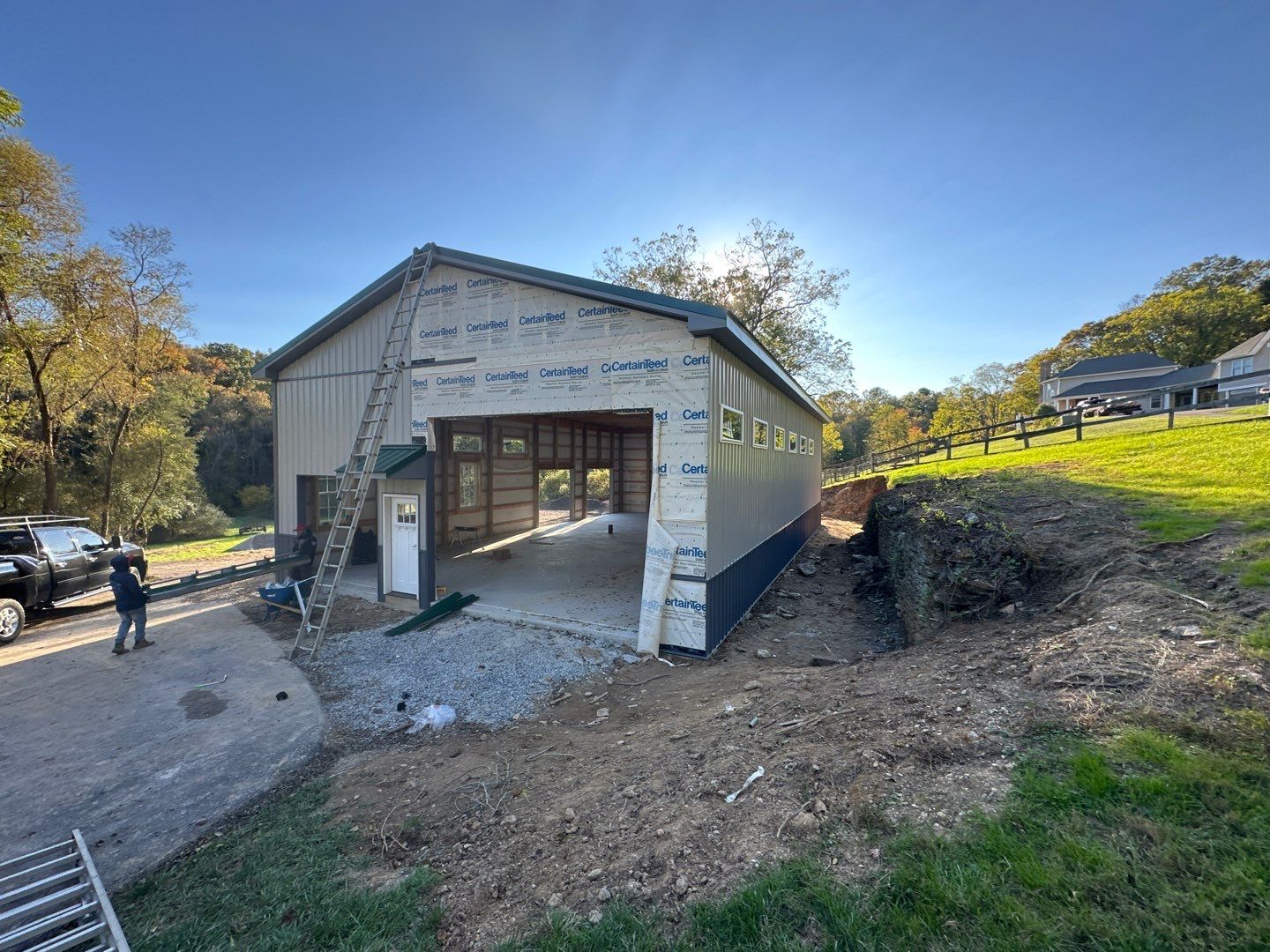 Large Garage Build by Bec Construction Llc