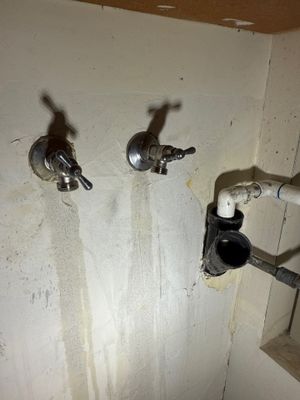 Washer & Dryer Faucet Installation with Pipe Inspection