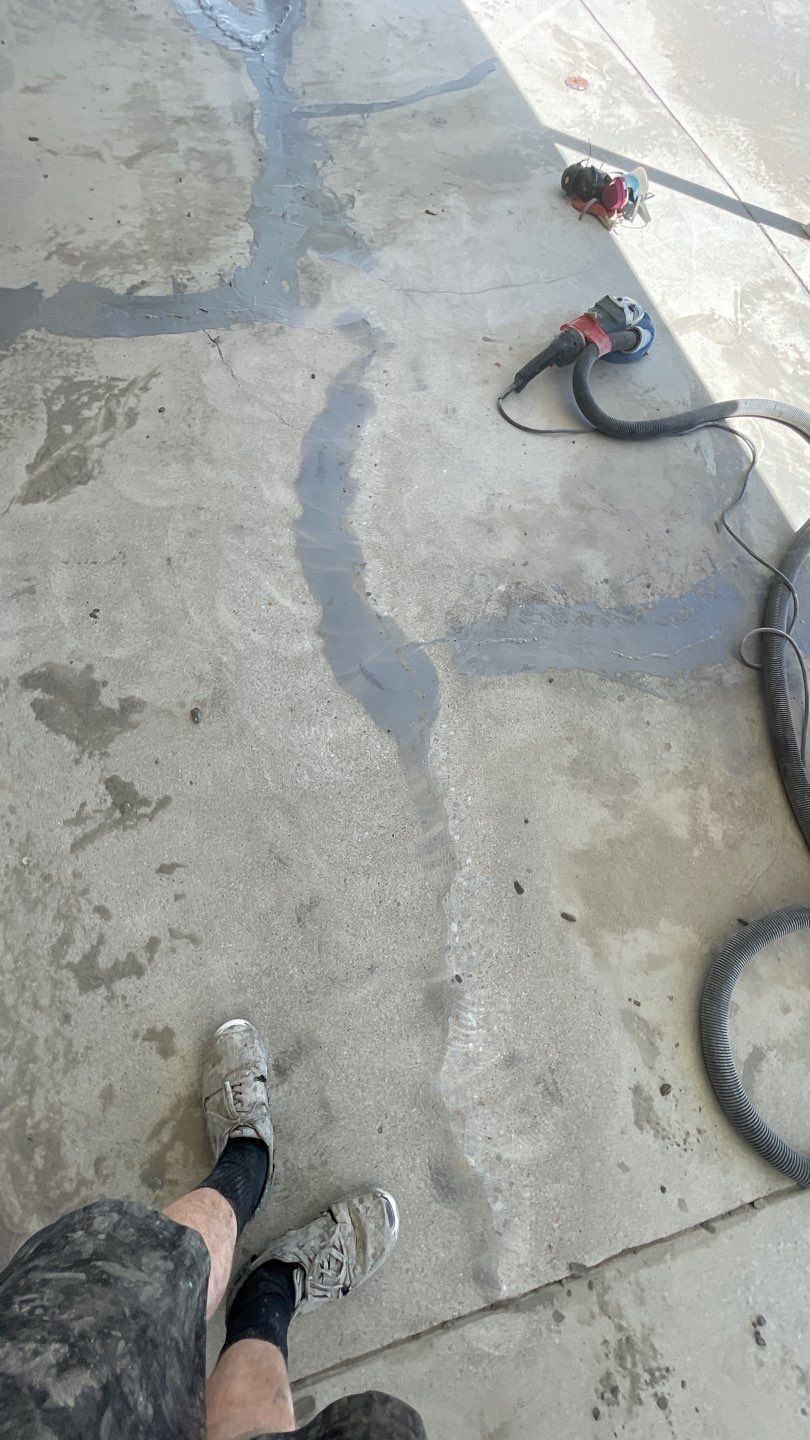 Patio Transformation using Echo 1/4" Chip by Croc Coatings, LLC