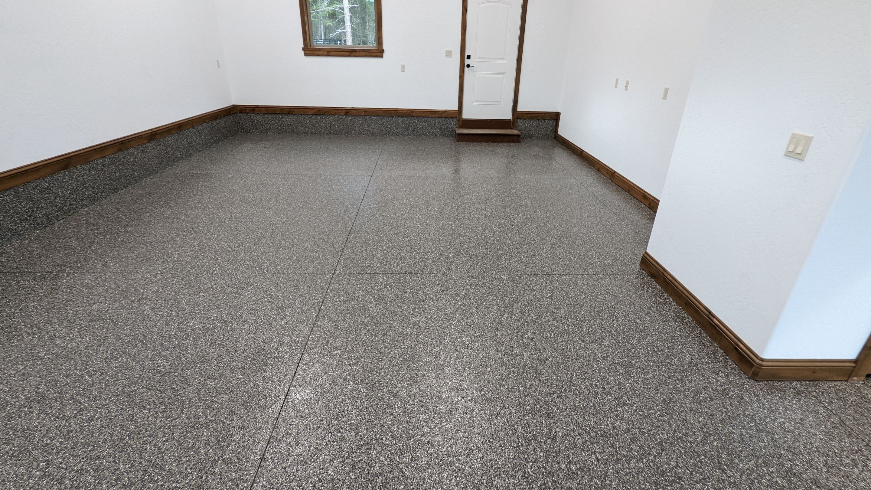 Garage Transformation using Silver Creek and the Penntek Evolution System by Croc Coatings, LLC