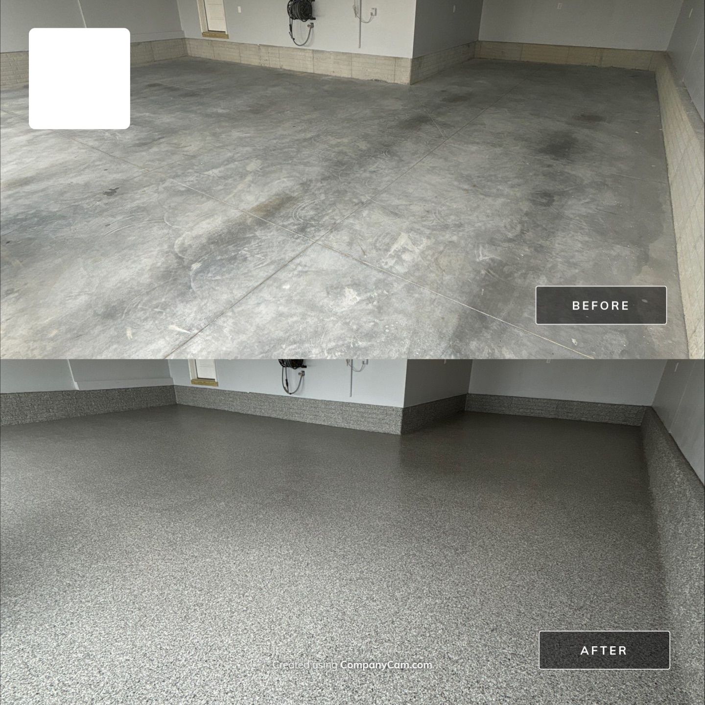 NEW Carbon Flake Coating by Revival Concrete Coatings, LLC