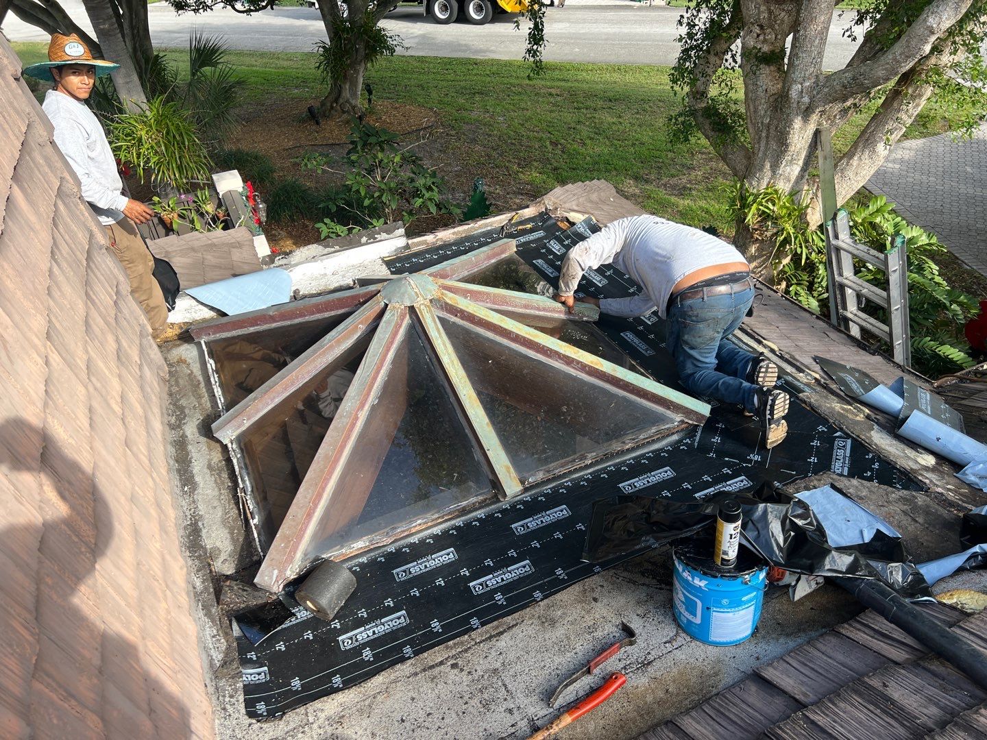 Gatehouse Rd., Sea Ranch Lakes, FL (Skylight Repair) by G&J Roofing 