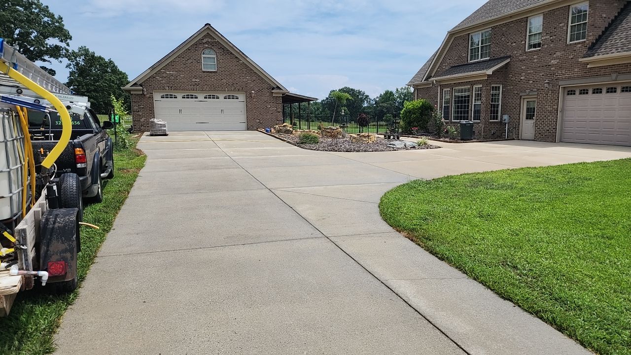House Wash using cleaner by G&H Home Tech Pros LLC