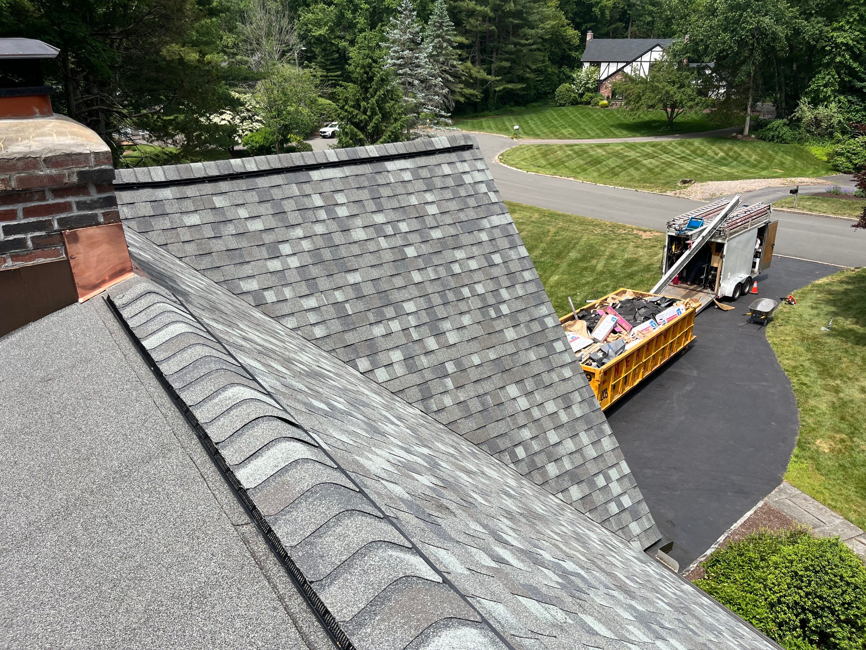DiGiorgi does a brand new roof in Cheshire, CT by DiGiorgi Roofing and Siding Inc