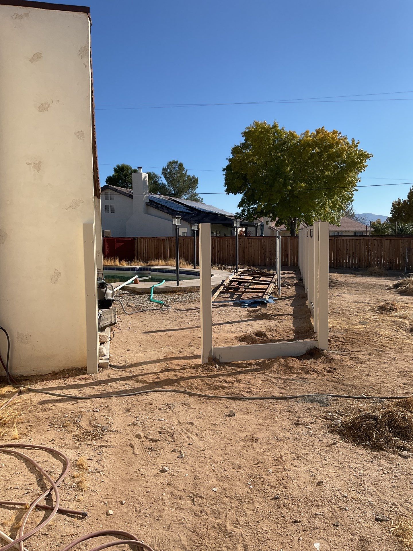 Fence Installation using Vinyl by Fence Guys Inc. 