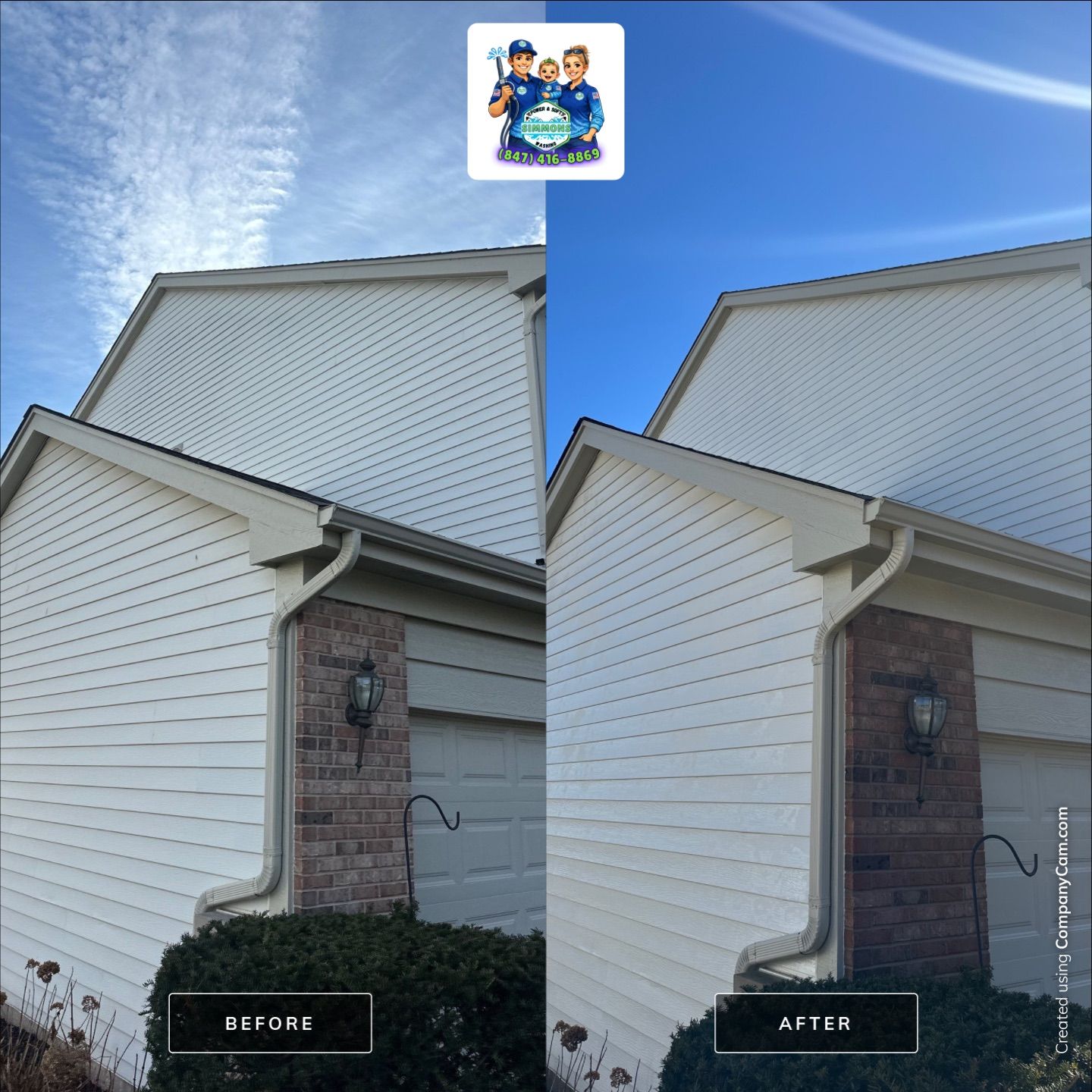 Project in Mundelein by Simmons Power & Soft Washing