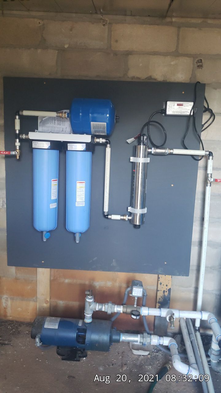 150K Equestrian center with 25K backup tank for potable water. by Hill Country Rain Water
