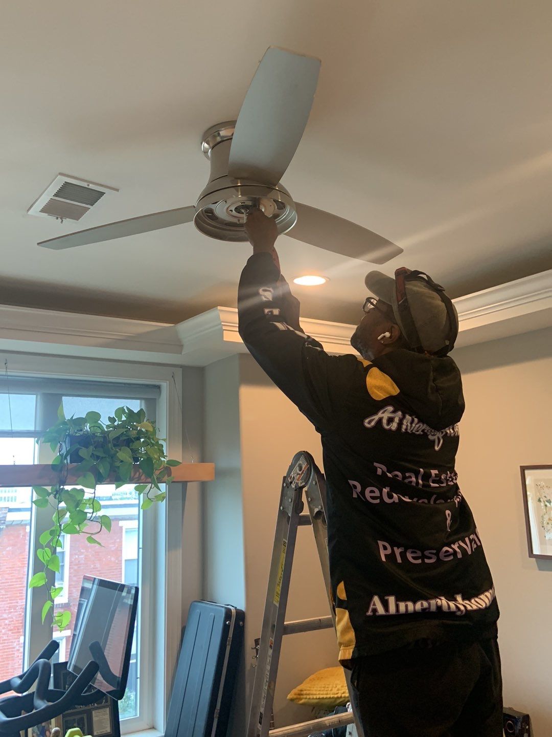 Appliance Installation using Ceiling Fan by A1 NERDY HOMES LLC