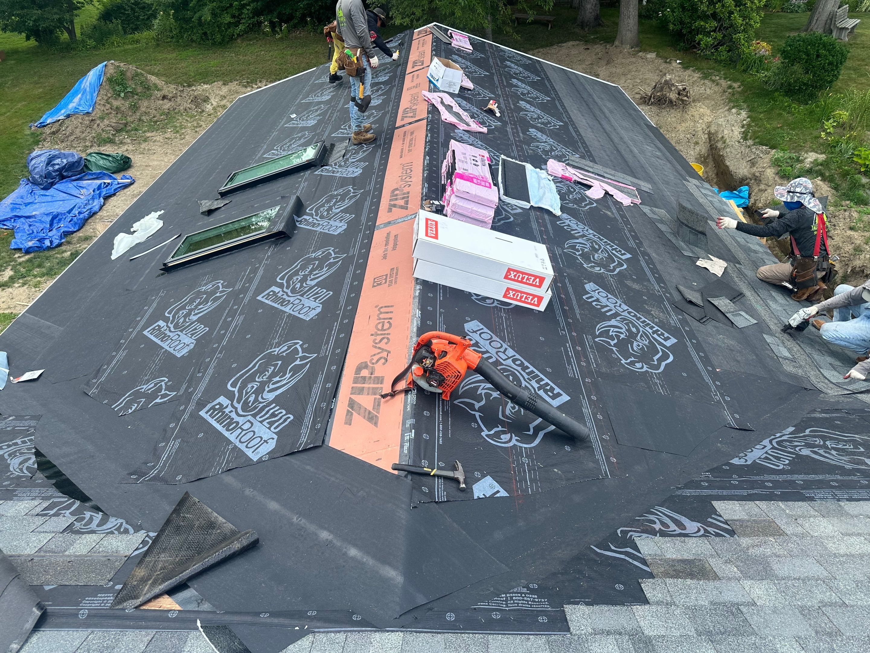 Dover, NH – Owens Corning Asphalt Shingle Roof Installation for Home Addition by Tall pine roofing