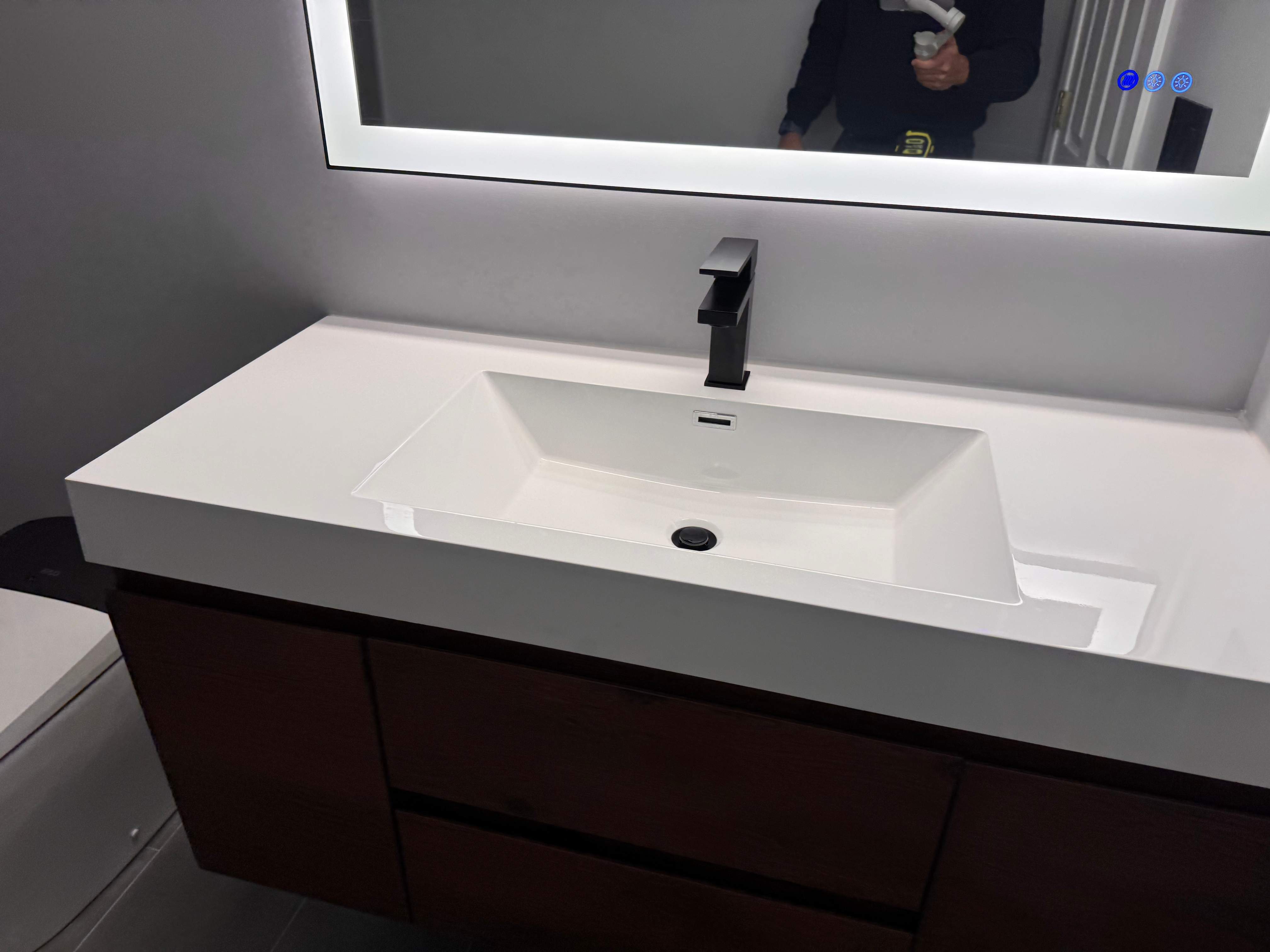 Basement bathroom renovation by Prudencio
