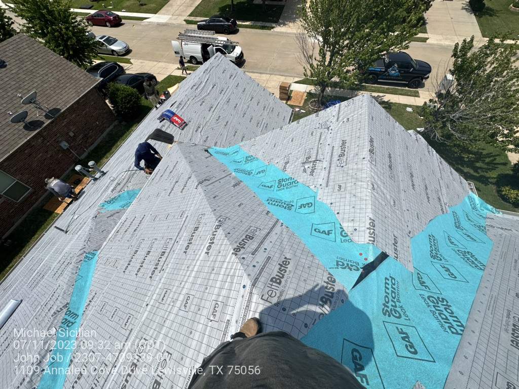 Project in Lewisville by Zeus Exteriors