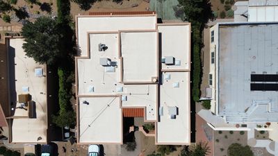 Residential TPO Flat Roof Replacement and Skylight Installation in Albuquerque