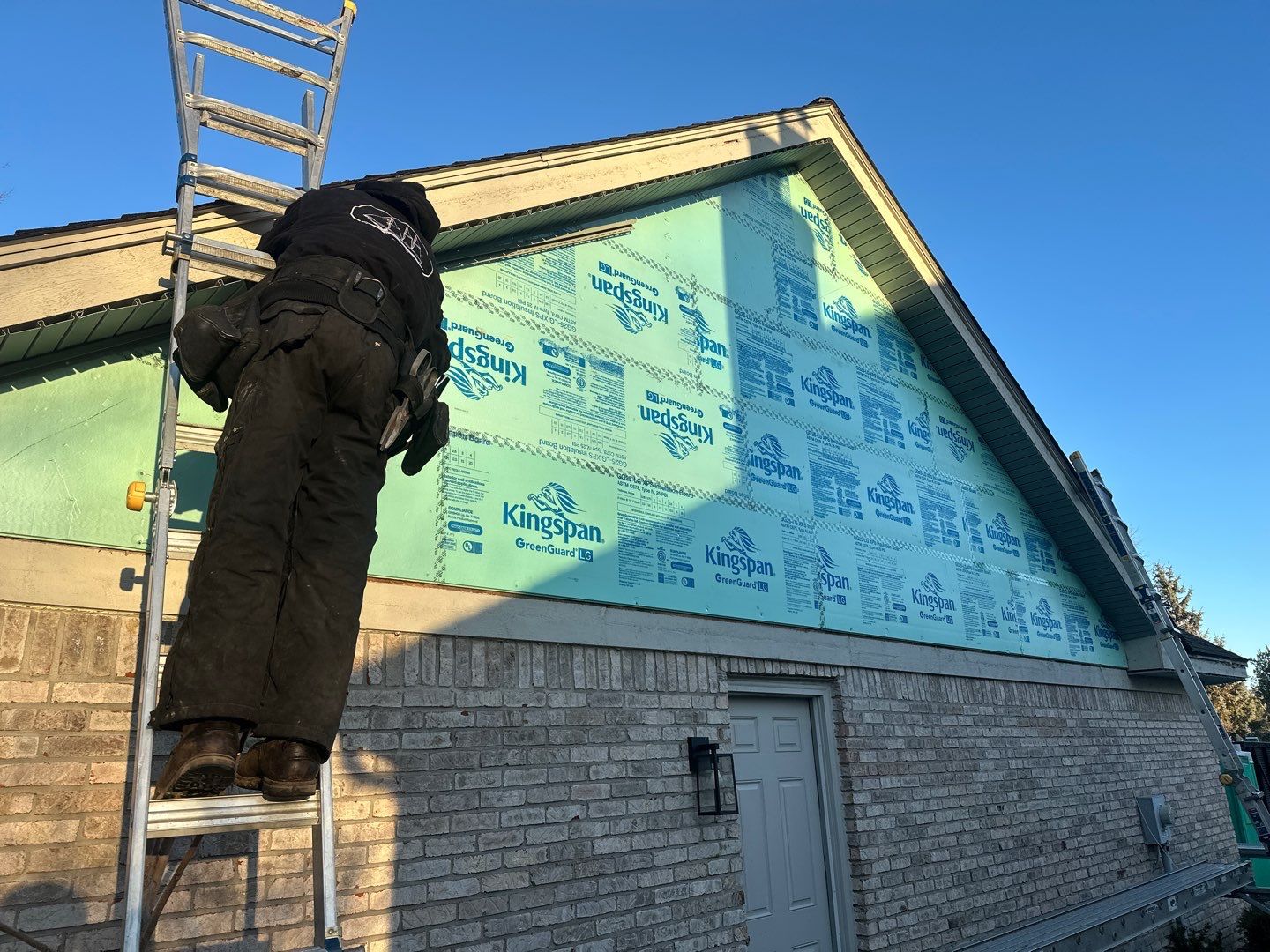 Siding Replacement using Alside Costal Sage by 180 Contractors