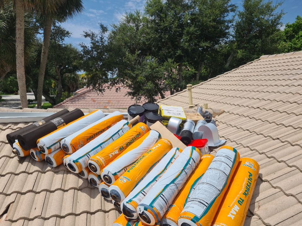 Residential Roofing Installation using Eagle Roofing Tile by BLUES BROTHERS ROOFING