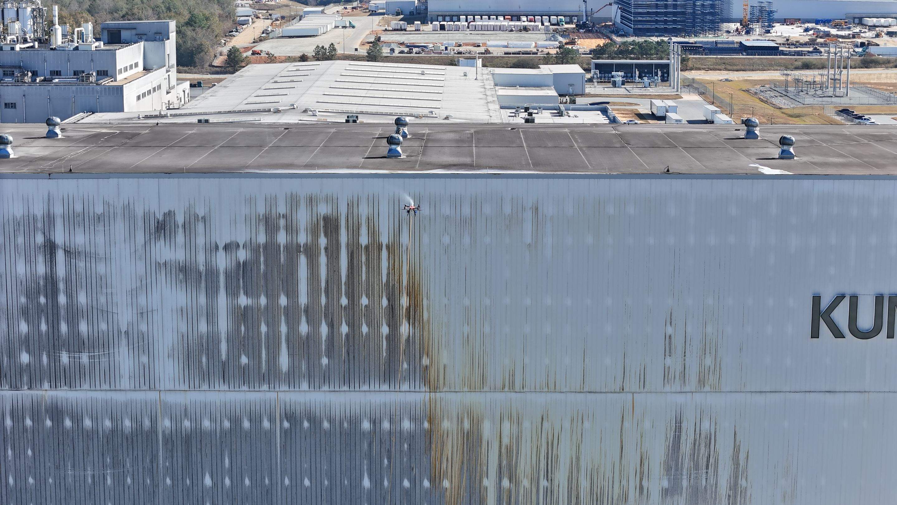 Project in Macon, GA by Drone Clean