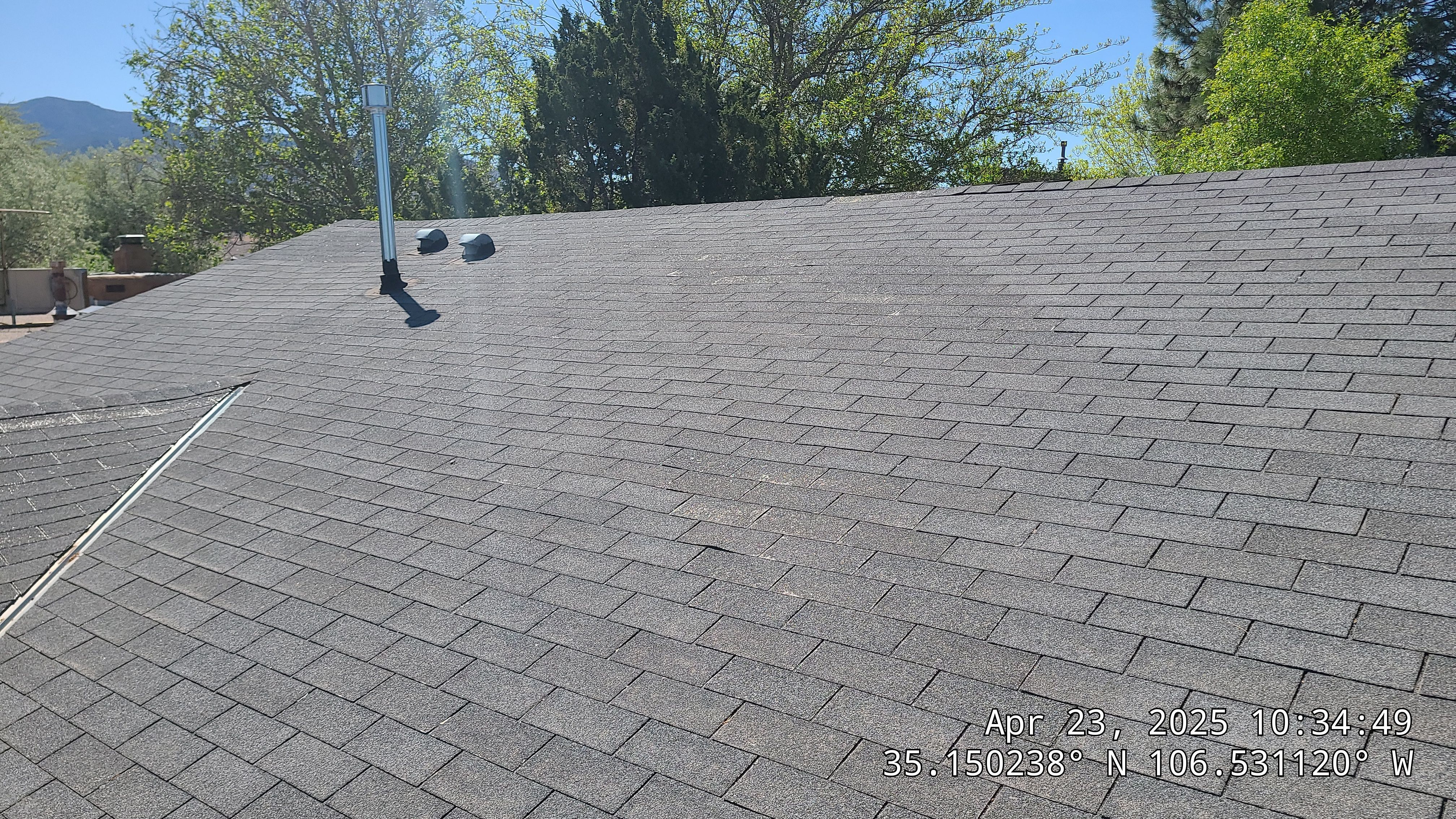 Owens Corning Estate Grey Duration shingle replacement in Albuquerque's Northeast Heights by Doyle Roof Masters Inc