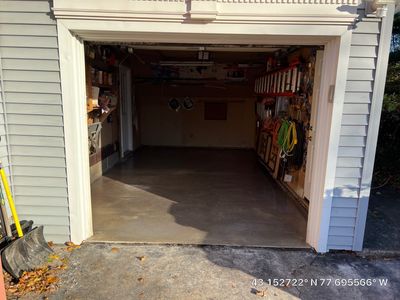 Concrete garage floor replacement  