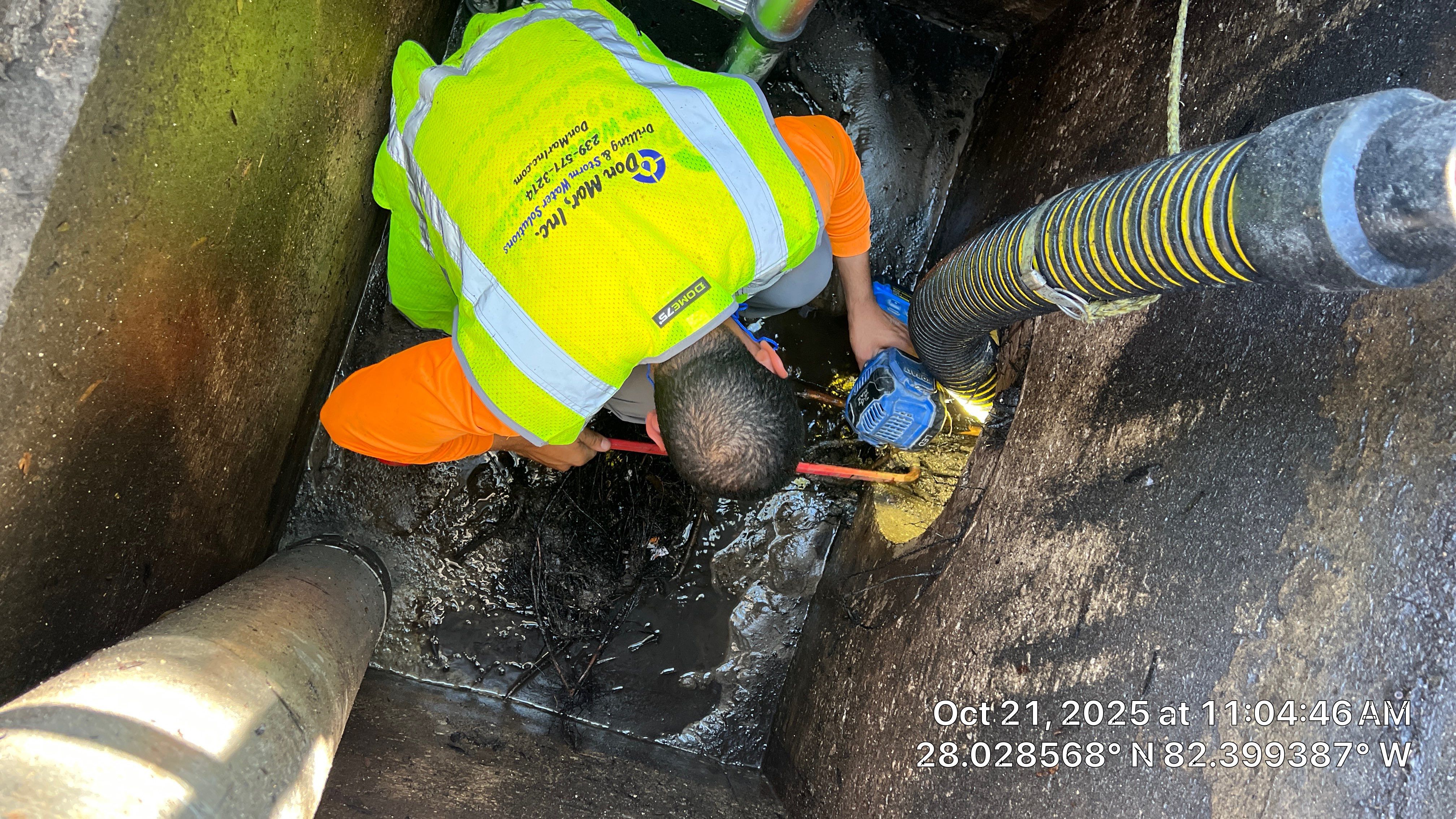 Apartment Complex Storm Water System Cleaning and Maintenance by Don Mar, Inc. Storm Water Solutions