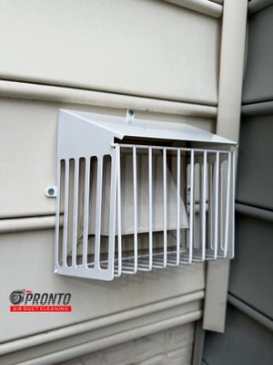 dryer vent cleaning using Compressed air